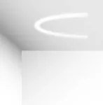 58W LED užglaistomas &scaron;viestuvas SEMI, baltas, 4000K, 1500mm, DALI, 3918-0415-4-W-D3
