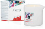 Exotiq Massage Candle Vanilla Amber 200g - Relaxing Scented Oil System