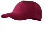Unisex 5P kepuraitė (granato spalvos)