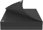 Tent su kilpom Antracito pilka 6 x 12 m 90 gsm PE