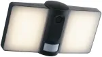 Sieninis &scaron;viestuvas 20W LED sieninis lauko &scaron;viestuvas su kamera ir garsiakalbiu VYSOR, antracito sp., dimeriuojamas, IP54