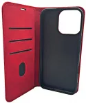 Dėklas knygutė iPhone 17e, iPhone 16e - Raudonas
