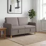 Sofa su saugojimo vieta Taupe 152 x 78 x 87 cm Poliesteris
