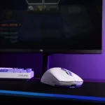 Pelė PROOVE Myszka belaidė žaidimams Gaming Rate Special Edition balta ir-violetinė (Proove)