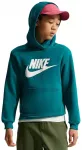 Nike Džemperis Paaugliams K Nsw Club Flc Hdy Hbr Turquoise FD2988 372