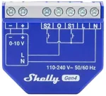 &Scaron;viesos reguliatorius - Shelly Dimmer 0/1-10V PM Gen4 Mėlyna