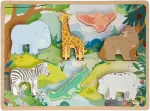 Dėlionė Moxy - 3D Wooden Puzzle, 7 pcs - Jungle