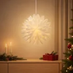 Kalėdų ap&scaron;vietimas RAAHE 10 LED &Scaron;ilta balta 60 x 20 x 60 cm