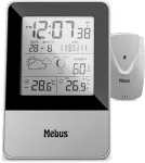 Mebus Radijo bangomis valdoma meteorologinė stotis su lauko davikliu