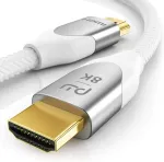 Hdmi 2.1 kabelis 2m, 8k 60hz, 4k 120hz, 48gbps
