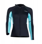 Wetsuit vir&scaron;utinė dalis ilgomis rankovėmis Wetsuit Jacket Surfing Wet Suit Women Mėlyna Xl