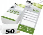 50x Serviso pakabukai alyvos keitimo kortelė - 50x