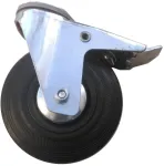 Lova Vorel Rato komplektas 4 vnt. 125 mm, su stabdžiu, 12 mm skylė
