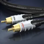 Hicon Ambience Hia-c2c2-0150 Rca kabelis, trigubai ekranuotas, 1,5 m Rca Phono 150 cm