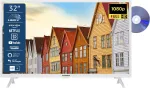Telefunken Xf32sn550sd-w 32 colių televizorius/i&scaron;manusis televizorius (full hd, hdr, trigubas imtuvas, dvd grotuvas) - įskaitant 6 mėnesius hd+ [2023], baltas