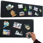 Magnetinė lenta juoda turistiniams magnetams 80x22cm 1vnt. Stalform