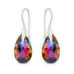 Diamond Sky Jewelry Sidabriniai auskarai moterims DiamondSky &bdquo;Baroque (Volcano)&bdquo; su Swarovski kristalais