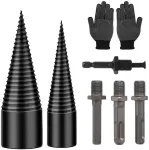 Grąžtas Malkų skaldymo rinkinys (sraigtai) 32 mm ir 42 mm su 4 rankenomis