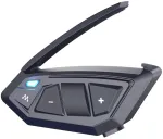 Motociklininkų ry&scaron;io sistema PNI BTH02 Mesh uždaram arba atviram &scaron;almui, iki 20 vartotojų, IP67, Bluetooth 5.1