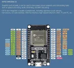 Esp32 wroom 32 kūrimo plok&scaron;tė, universalus wifi + bluetooth+ bluetooth le mcu modulis, ble 4.2 br/edr, dviejų branduolių mikrovaldiklio procesorius 80-240 mhz, su freertos ir lwip