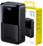 LiPo i&scaron;orinis akumuliatorius (PowerBank) 30000mAh 30W USB-A, USB-C Bipow2 Pro juodas EnerFill FP51 BASEUS