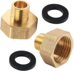 Dujų adapteris, 2 vnt., 1/2 colio de&scaron;inysis į 1/4 colio kairįjį, dujų žarnos jungtis 1/2 colio vidinis sriegis į 1/4 colio i&scaron;orinį sriegį, dujų jungties adapteris kempingo viryklei, dujinei viryklei, dujinė viryklė, lpg