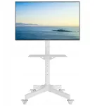TV staliukas Bontec mobilus tv stovas ant ratukų 23-60 colių iki 40kg vesa 400x400