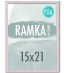 Nuotraukų rėmelis 15x21 A5, mdf pudros violetinė spalva