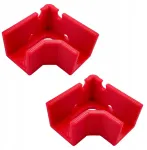 2x Kampinis stalių spaustuvas 90&deg; Trečia ranka L tipo skirtas susukti 18mm