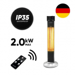 Infraraudonųjų spindulių &scaron;ildytuvas Trotec IRS 2000 E, iki 15 m&sup2;, 2000 W