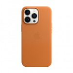 Apple iPhone 13 Pro Odinis dėklas su MagSafe, Rudas (Golden Brown)