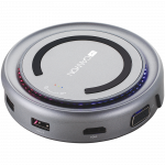 Canyon USB Type-C kelių prievadų &scaron;akotuvas su belaidžiu įkrovikliu DS-7