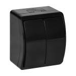 Orno žvakidės jungtis N / t AQUATIC, IP44, juoda