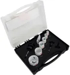 Grąžtas Makita HSS Bi-Metal gręžimo karūnų komplektas 9-dydžiai D-47123
