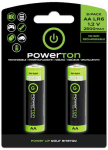Powerton ENERGY RECHARGE Ni-MH akumuliatoriai AA, 2 vnt. pakuotėje
