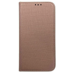 Dėklas Smart Magnet book Apple iPhone 15 6.1"rožinio aukso spalvos