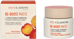 Clarins My Clarins Re-Boost Matte Hydra-Matifying Kreminis drėkinantis matinį efektą suteikiantis kremas mi&scaron;riai / riebiai veido odai, 50 ml