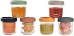 BEABA STIKLINIŲ INDELIŲ RINKINYS (6 VNT. PO 250 ML), SUNRISE
