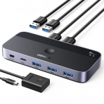Ugreen CM662 USB 3.0 jungiklis 2-in-4 jungiklis + 2x USB-A laidas - juodas