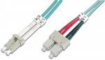 Assmann Electronic Assmann elektroninis DIGITUS &scaron;viesolaidinis pataisinis laidas LC į SC Multimode 50/125 m dvipusis ilgis 2 m klasė OM3