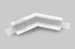 LED juostos profilio VARIO30-05 135 laipsnių kampinis sujungimas, baltas