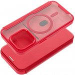 Oem SMART MAG Knygų dėklas, suderinamas su MagSafe, skirtas IPHONE 15 Pro Max raudonas