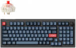 Keychron V5 Max QMK/VIA RGB Hot-Swappable - US i&scaron;dėstymas - Gateron Jupiter Raudona (V5M-D1) Belaidė Klaviatūra