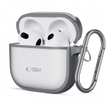 Apple AirPods 4 Tech-Protect Magmat dėklas jūsų ausinėms pilkos spalvos
