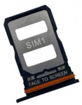 SIM kortelės laikiklis Xiaomi 12T/12T Pro Juodas ORG