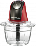 Russell Hobbs 27130-56 electric food chopper 0.5 L 200 W Juodas, Raudona, Transparent