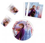 Disney Frozen Vienkartinių Indų Rinkinys Frozen, 36 vnt.