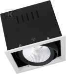 Ledvance Įleidžiamas &scaron;viestuvas MULTI 1x30W 4000K FL WT/BK