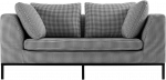 Customform Sofa, AMBIENT, 98x171 cm, Juoda