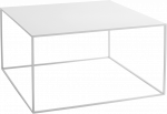 Customform Kavos staliukas, TENSIO METAL 80, 0.8x0.8x0.45 m, Baltas